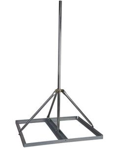 Non-Penetrating Roof Mount with 1.25" x 60" Mast - Satellite WiFi - EZ NP-60-125 Flat Roof Mount