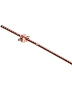 Ground Rod 4' FT 3/8" with Clamp