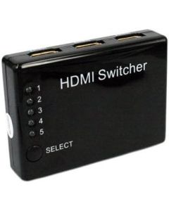 CNE46126 HDMI 5x1 5-Port Switch/Switcher with IR Remote Support 3D Without Power Adapter