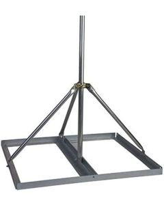 Non-Penetrating Roof Mount with 1.66" x 30" Mast - EZ NP-30-166 Flat Roof Mount