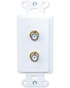 Advanced Dynamics ADSWP2 White Splitter Or Wallplate Pro Insert - White