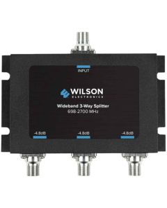 Wilson Electronics 850035 Wideband 3-Way Splitter with F-Female Connector, Black
