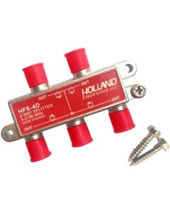 4-Way HD RF Cable TV 2150 Mhz Splitter
