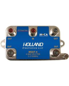 Holland Splitter, 4-Way, MoCA Enabling, 2-2150Mhz, Direct TV Approved