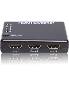 HDMI 5x1 5 Port Switch/Switcher with Support 3D w/o Power